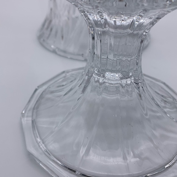 Vintage Imperial Makayla 12" Cleo Hurricane 24% Lead Crystal Candle Holder 2pcs. - Picture 16 of 16